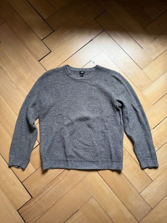 Strickpullover grau XL