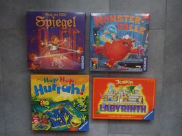 Spiele - Set 8 - Spiegel, Monster Hop, Labyrinth - Neu OVP