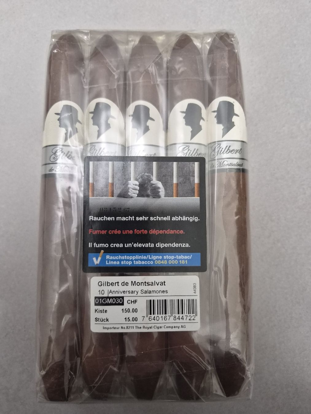 Zigarren: Zigarren Gilbert de Montsalvat – Neu und originalverpackt aus Volketswil von 2000ra 1