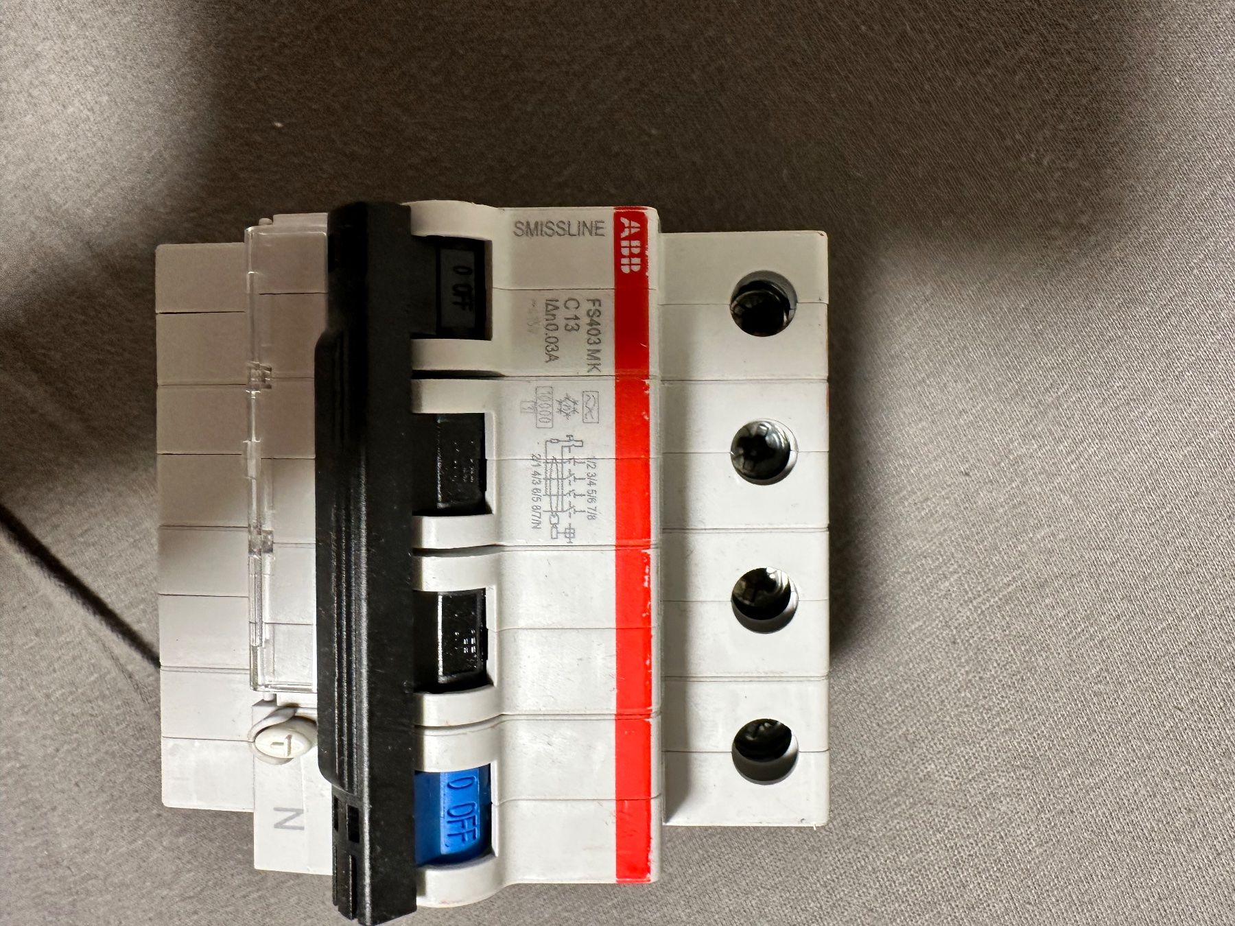 ABB Interruttori: FI LS C13 A 4 Polig Smissline ABB – Usato da niederhasli venduto da rami016 1