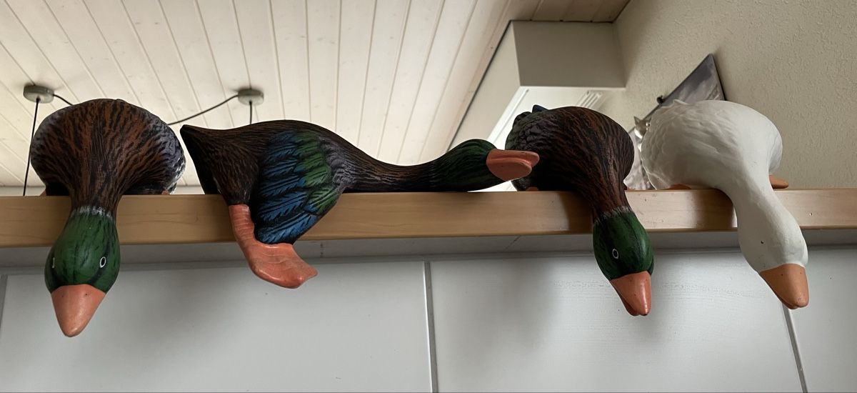 Tutte le decorazioni: Keramikfiguren, 4 Stk., Enten, Kantenhocker – Usato da Bubendorf venduto da Yoru 2