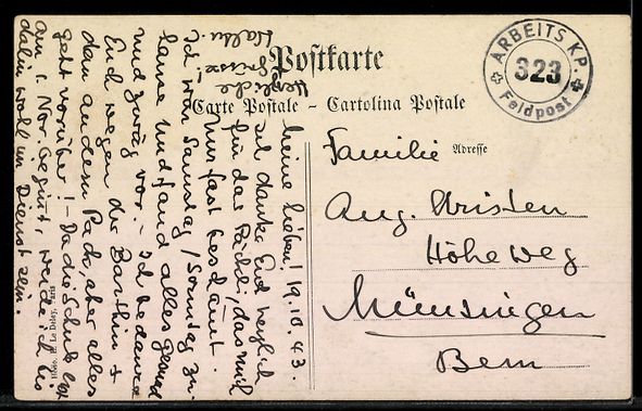Cartoline postali: AK Oberhofen, Generalansicht – Usato da Berlin venduto da bartko-reher 1