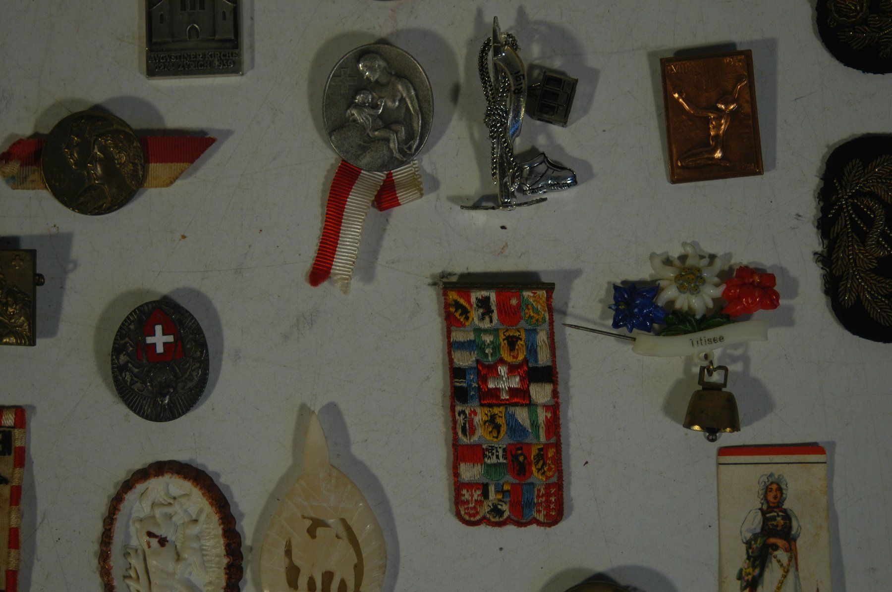 Medaglie: Sammlung: Diverse alte Schweizer Medaillen Anstecker etc. – Usato da Herisau venduto da Wisen 7