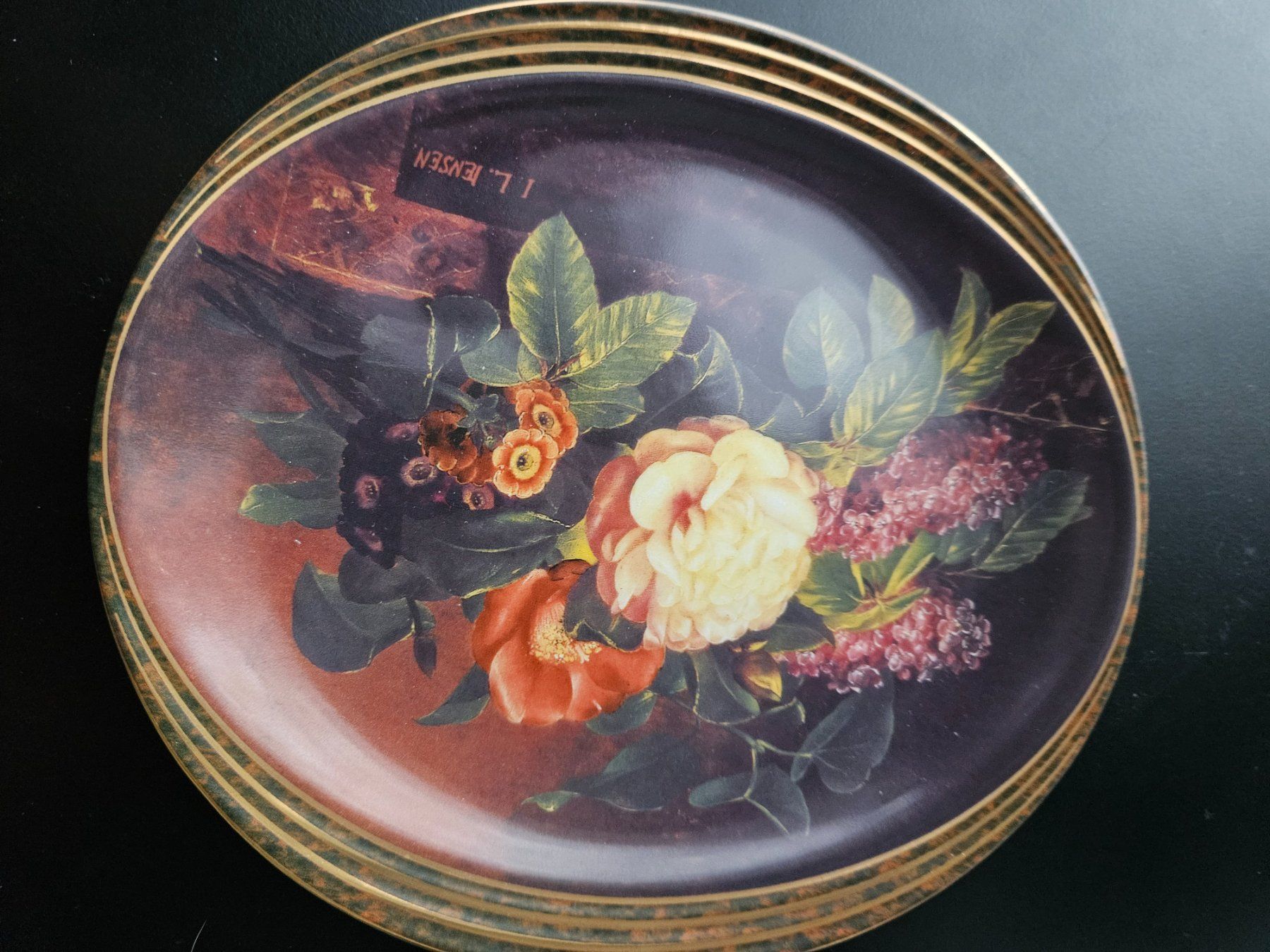 Teller: Sammelteller mit Blumenmuster, 4 Stück, neuwertig – Neu (gemäss Beschreibung) aus Luzern von FamilieCaGi