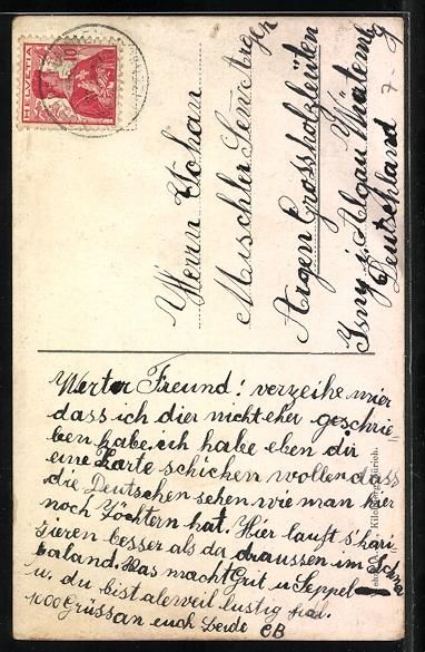 Cartoline postali: AK Mädchen in Berner Tracht – Usato da Berlin venduto da bartko-reher 1