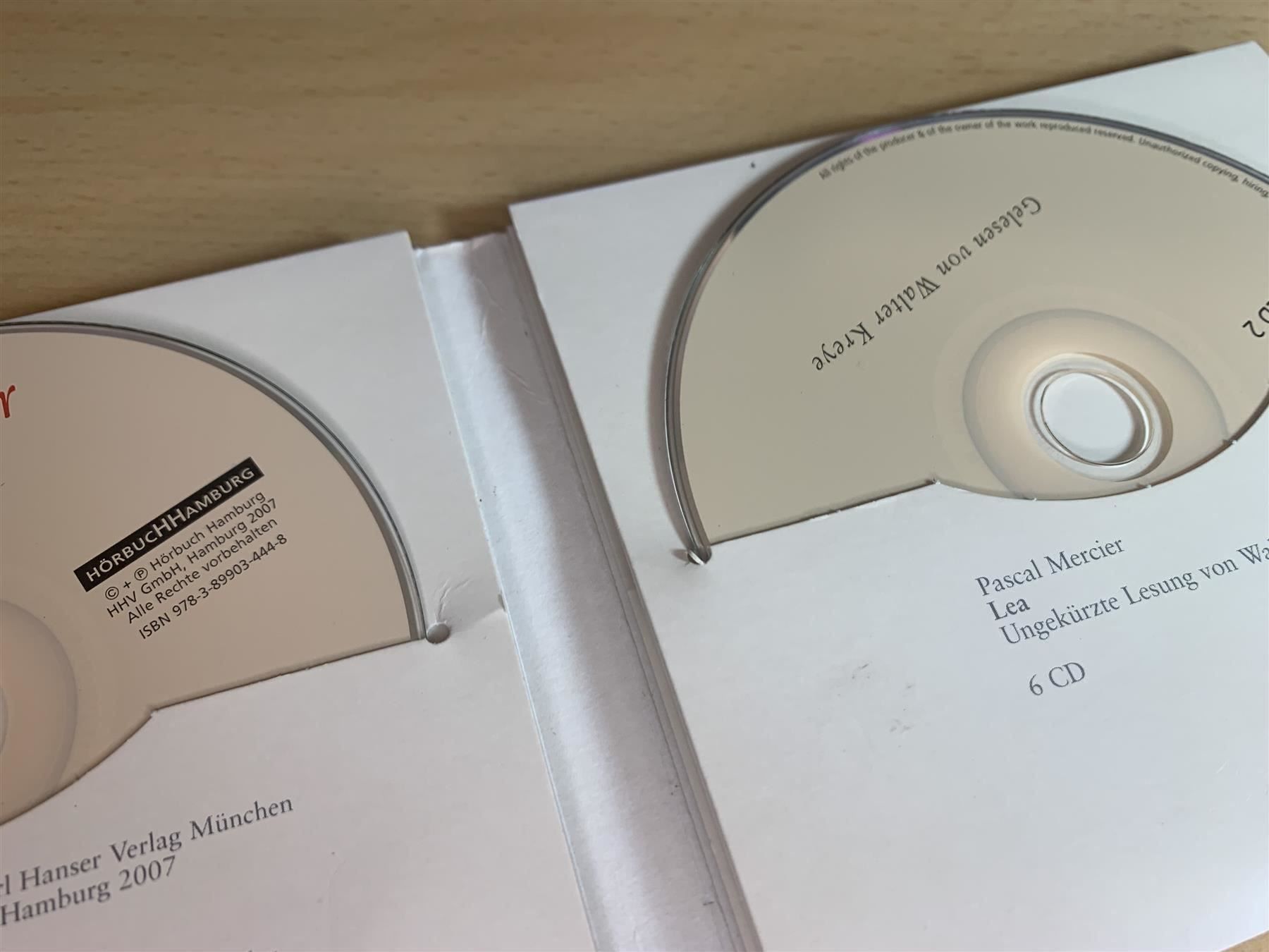 CD: Pascal Mercier - L E A - 6 CD – Usato da Rikon im Tösstal venduto da Alpenmutz 2
