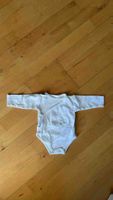 Baby Wickelbody Langarm Weiss Grösse 50