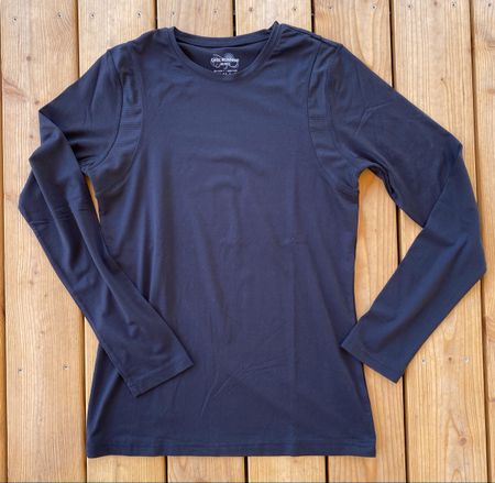 Damen Shirt Langarm Grösse 40 Schwarz 