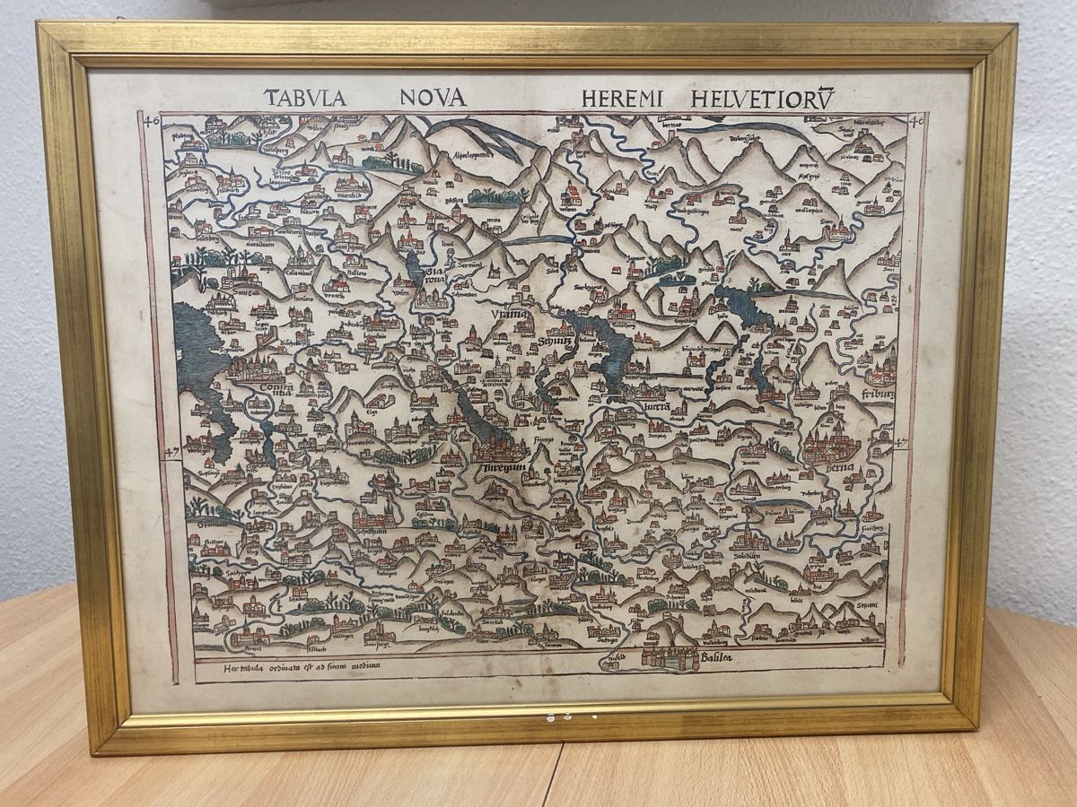 Cartine & Atlanti: Tabula nova Karte von nr.1279 – Usato da Emmenbrücke venduto da Dsema 2