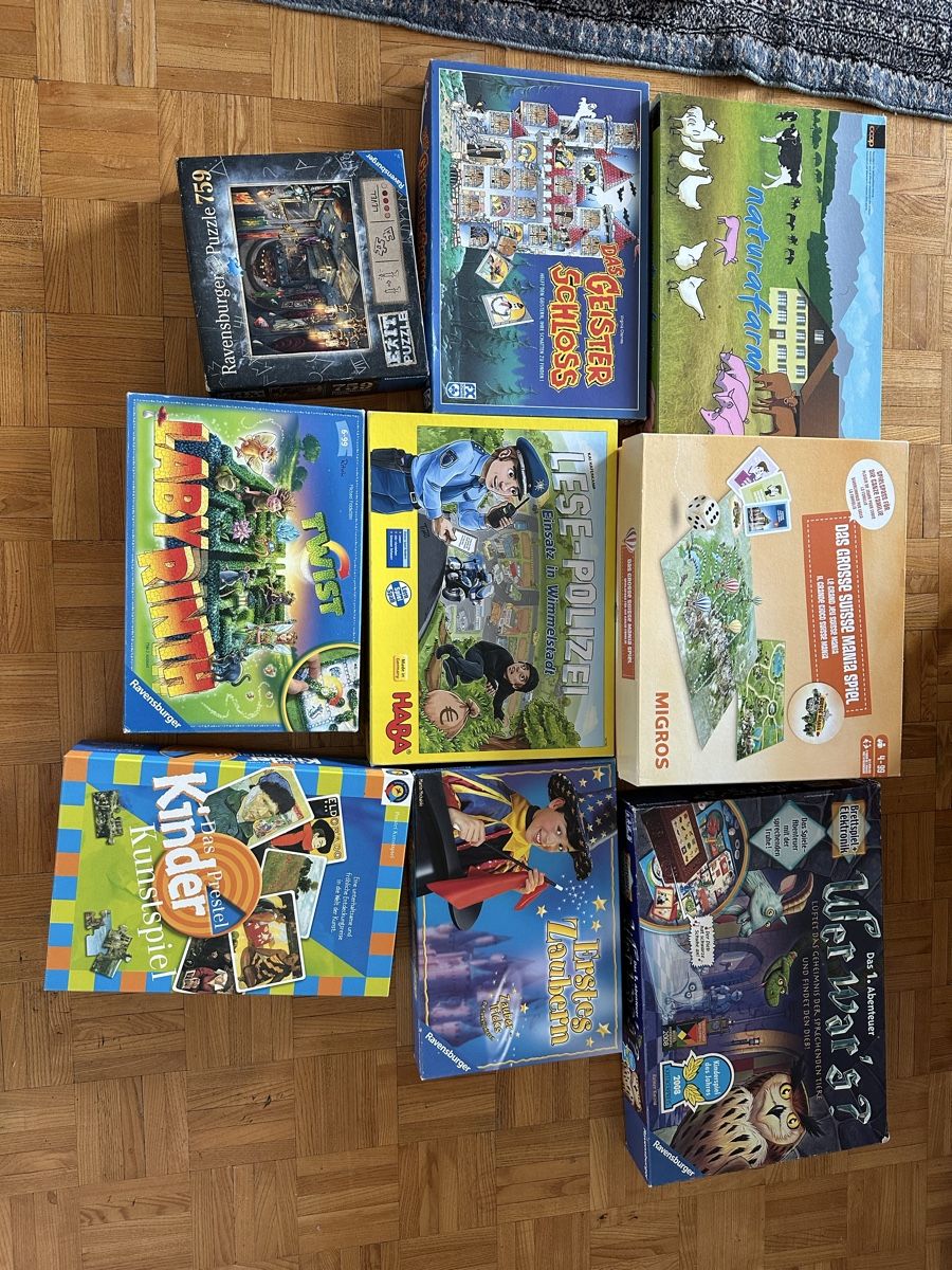 Jeux: Verschiedene Gesellschaftsspiele aller Art – D'occasion à Uster par bek_v2ct