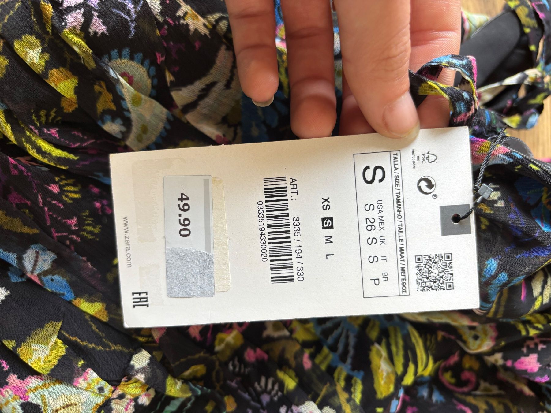 Poltrone: Mini-robe d'été noire à imprimé fleuri, taille 36 – Nuovo e nell'imballaggio originale da Genève venduto da bha_jcf5 3