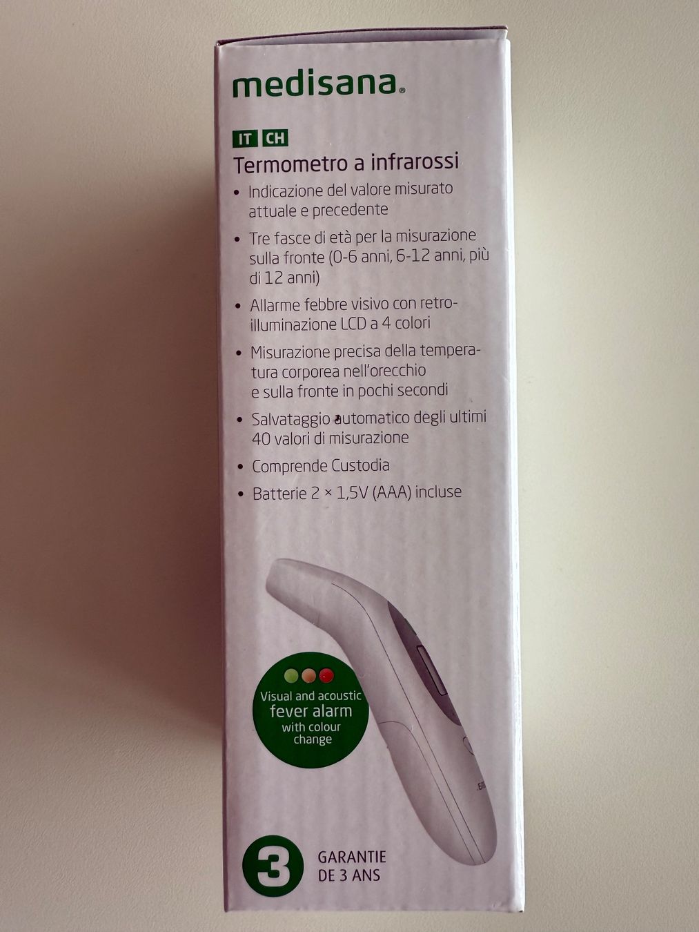Medisana Altro per la casa: Medisana Infrared Thermometer TM-A68 – Nuovo e nell'imballaggio originale da St-Gingolph venduto da GoldenKeys 1