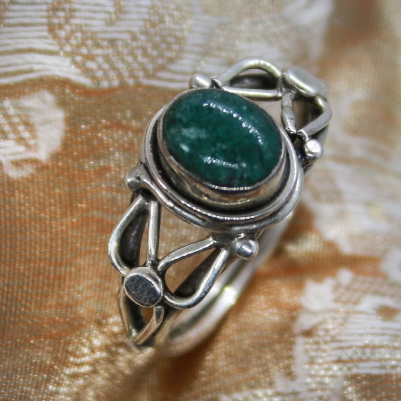 Anelli: Jade Ring Silber 925 Sterlingsilber Gr. 57 Grün – Nuovo e nell'imballaggio originale da Bad Salzdetfurth venduto da Weltenbummler-Shop 1