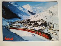 Andermatt Bahn im Schnee, dat. 1985