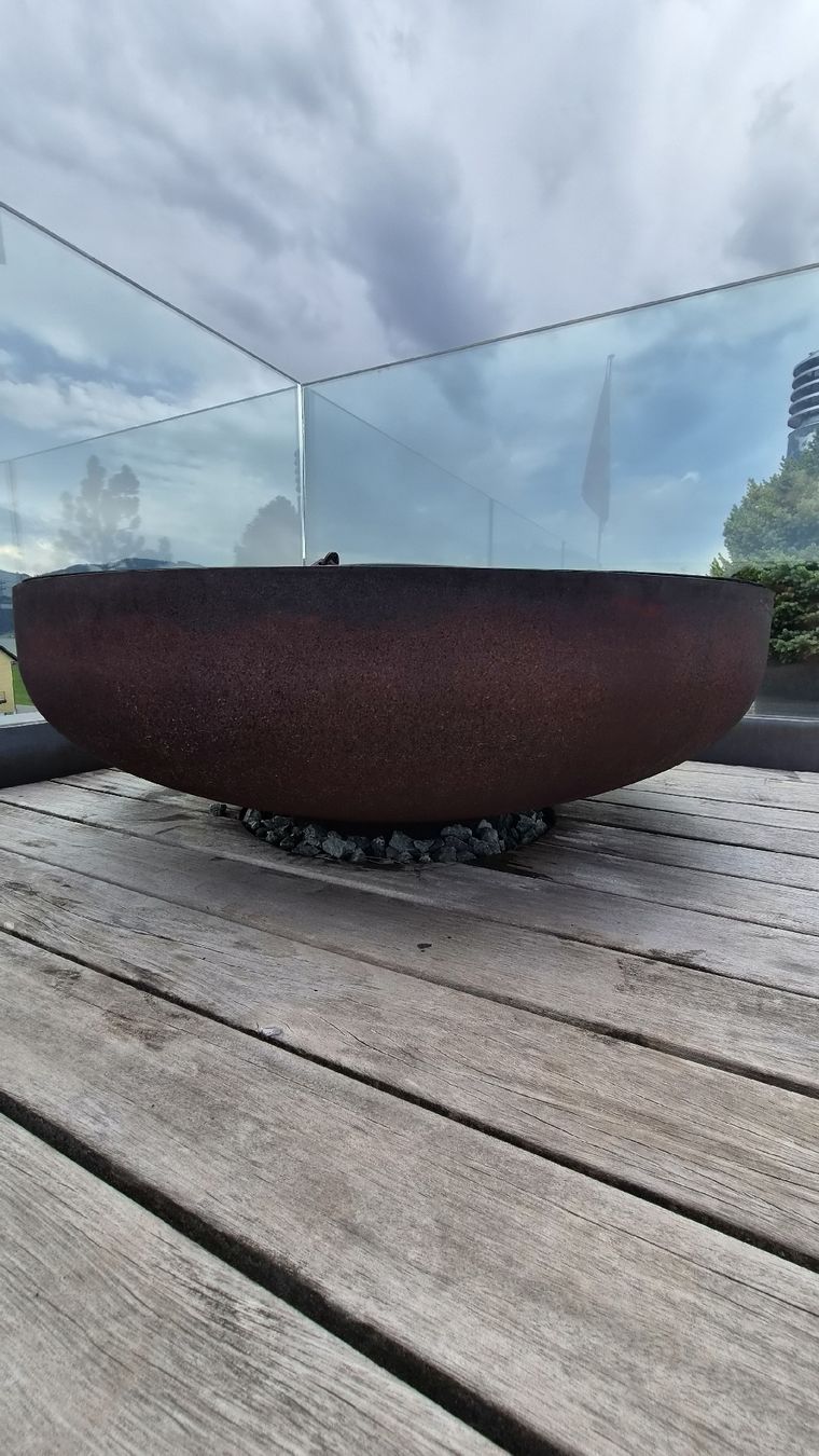 Cheminée d'extérieur: Eldur Feuerschale Garden Fire Basic 100 – D'occasion à Willerzell par Knudy1 4