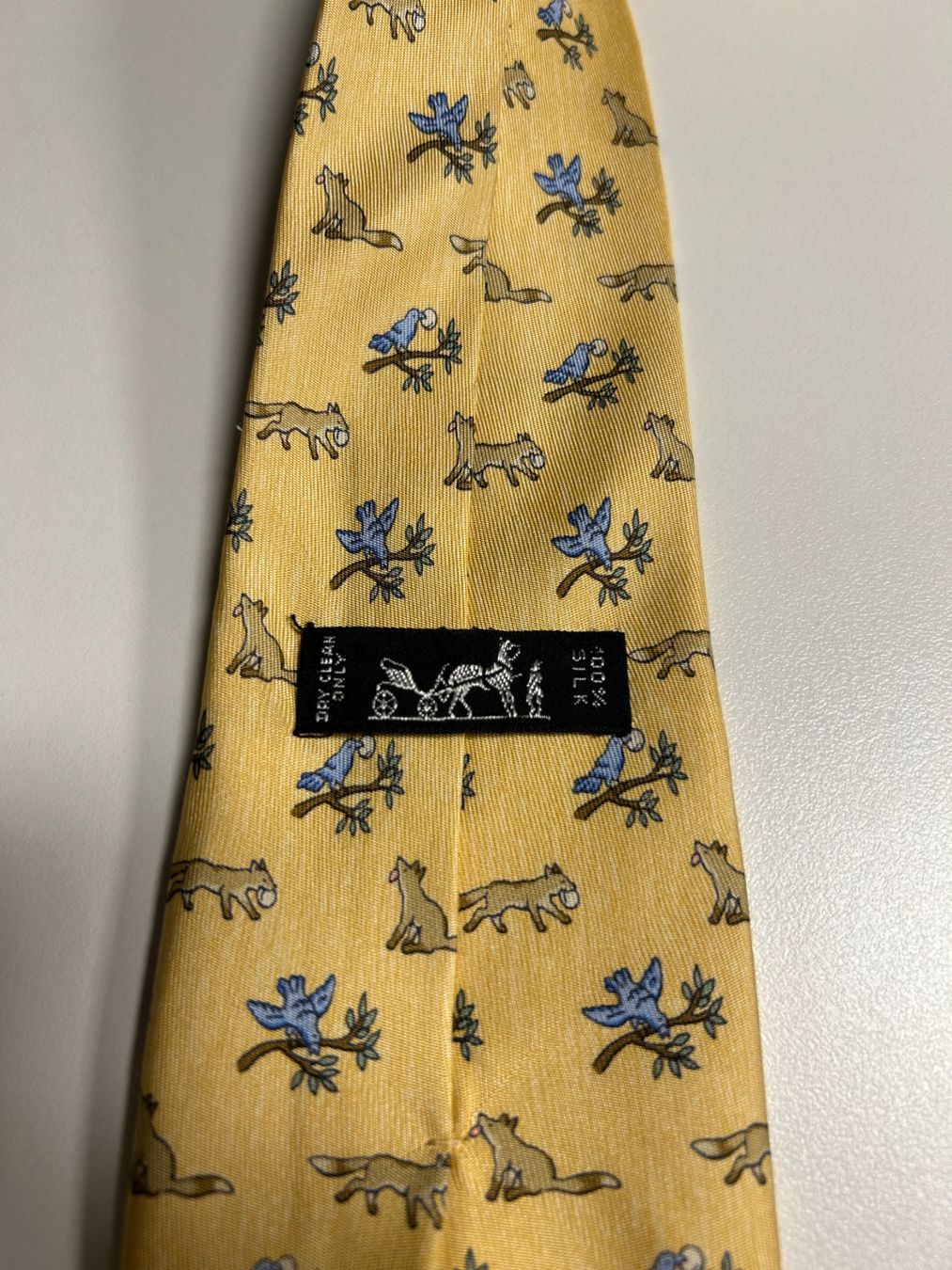 Hermès Krawatten: Hermès Vogel und Fuchs Krawatte – Neu (gemäss Beschreibung) aus Bern von kurtikobolt74 2