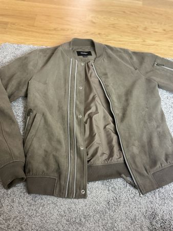 Pull&Bear Bomberjacke Khaki Gr M (38) Frühling/Herbst Top Zu