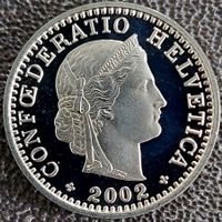 20 Rappen 2002 stgl. / aus Münzsatz