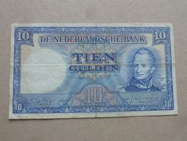 Holland ++ 10 Gulden 4. Maart 1949