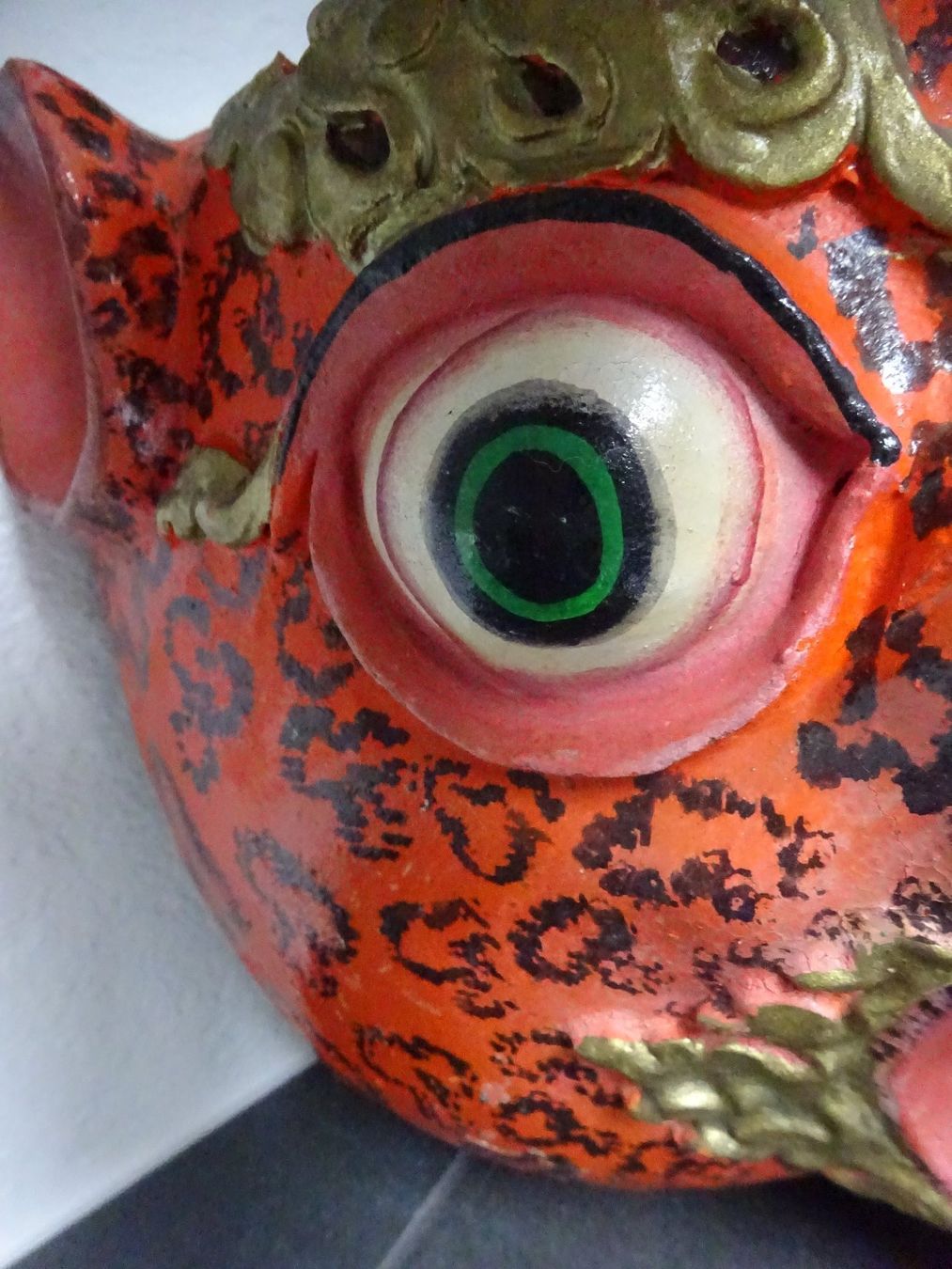 Altro in Antiquarato & Arte: Cham Dance Maske Löwe / Mongolei Tibet – Usato da Esslingen venduto da eintagammeer 6