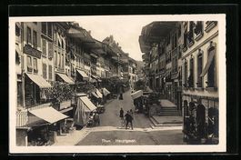 Thun, Strassenpartie in der Hauptgasse
