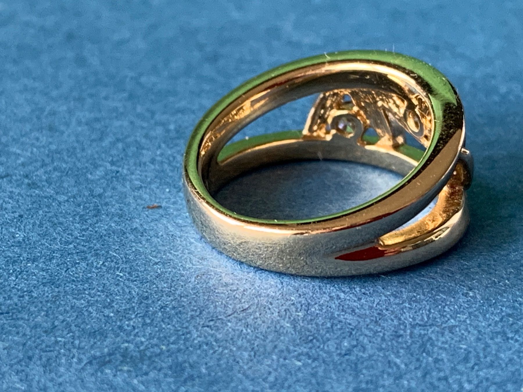 Anelli: Ring vergoldet chaotic edel (51/16) – Usato da Dittingen venduto da Bijoubelle 5