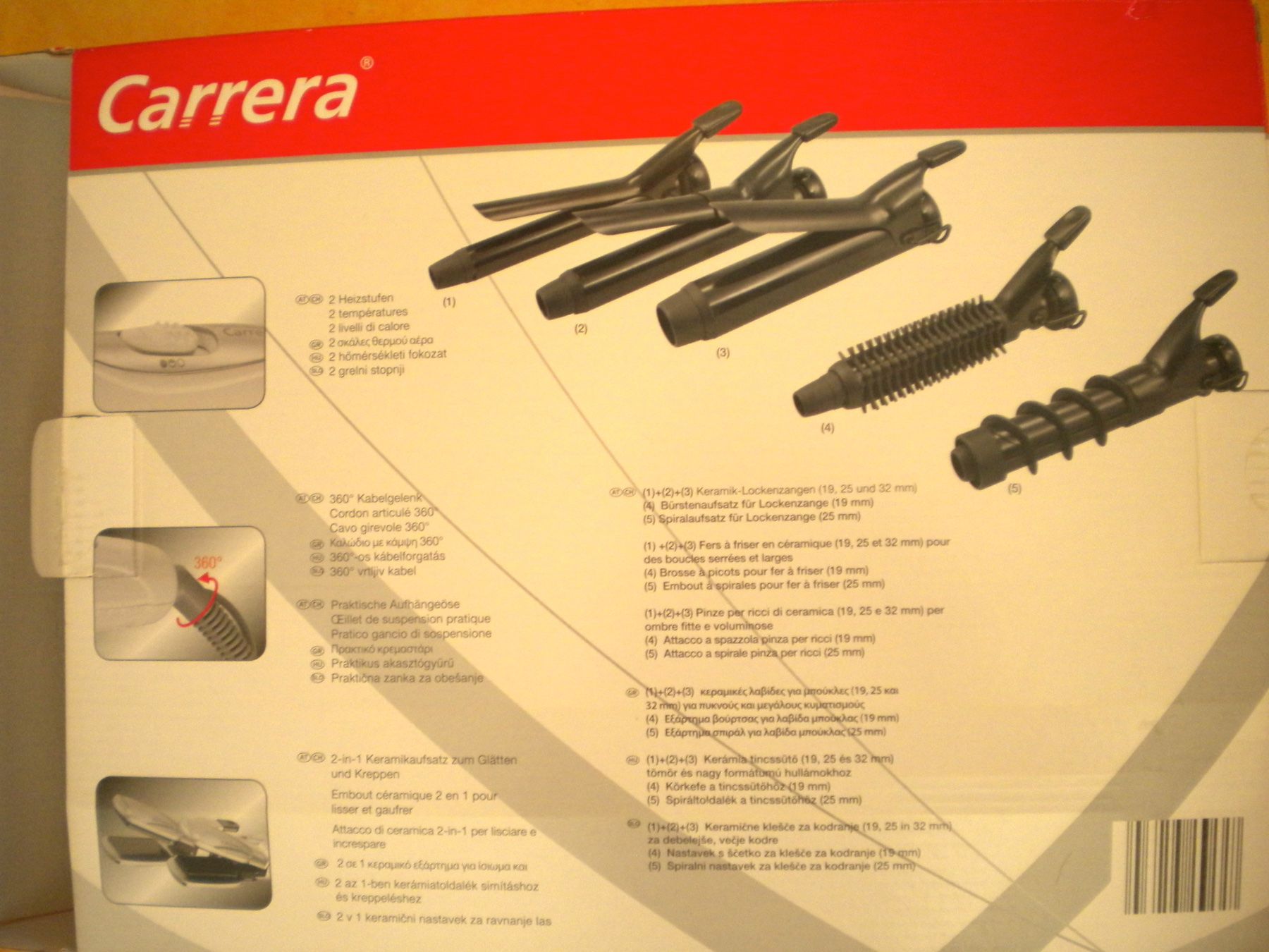 Piastre & Arricciacapelli: Multistyler mit 7 Varianten – Nuovo e nell'imballaggio originale da Ipsach venduto da yamas17 1