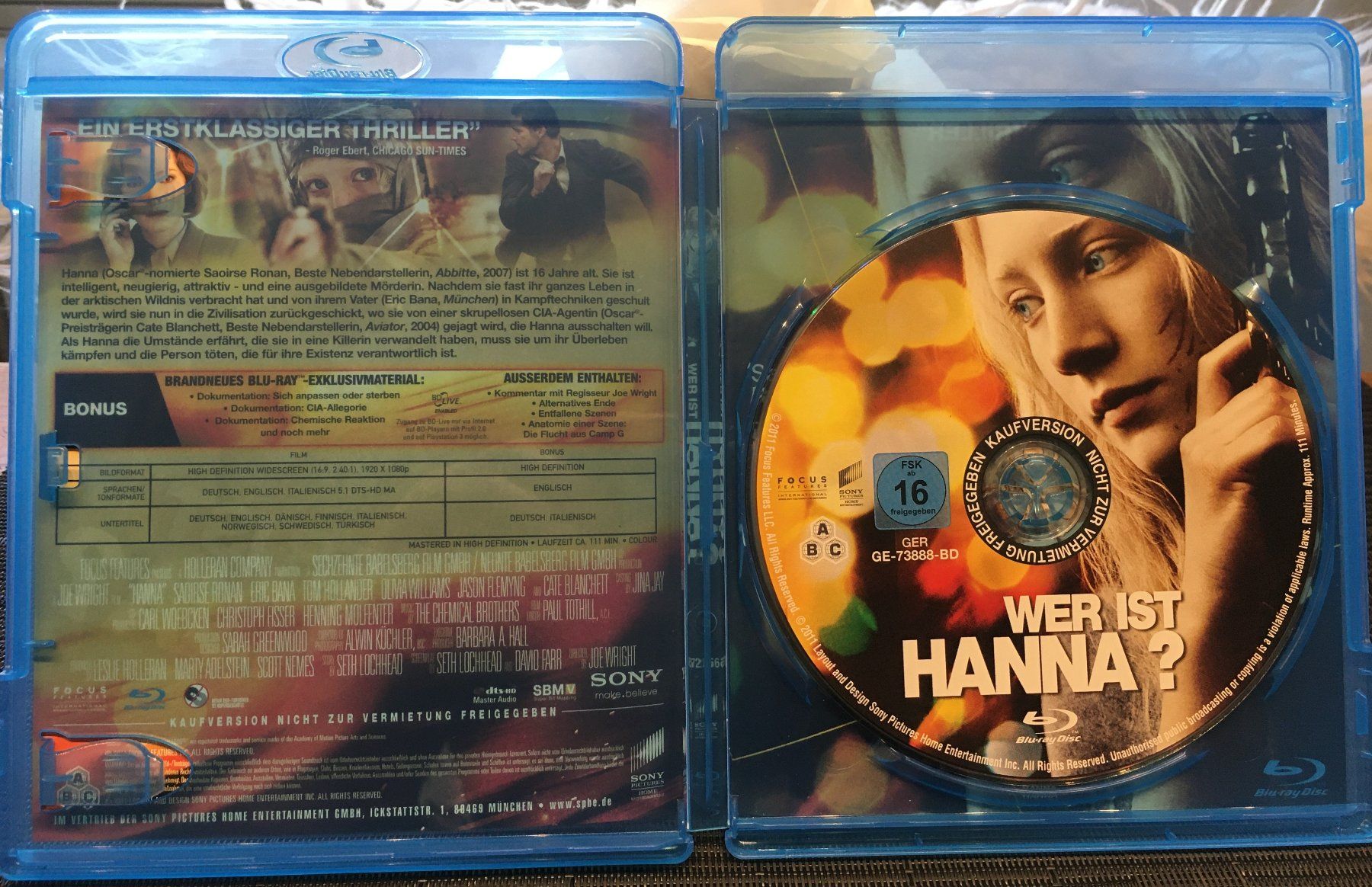 Alle DVDs: WER IST HANNA? Blu-ray Disc "Thriller" – Gebraucht aus Langnau am Albis von Rodland 2