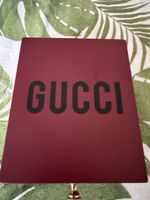 Gucci Schatulle Bordeauxrot mit Samt Einsatzt gut