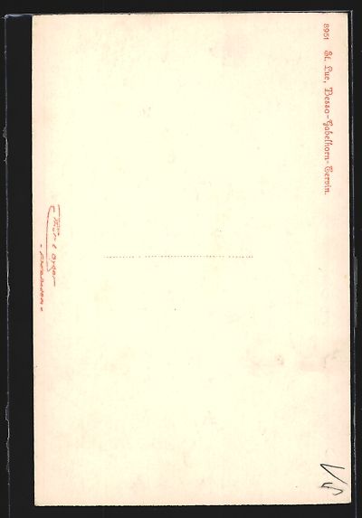 Cartoline postali: Saint-Luc, Gipfelkreuz mit Besso-Gabelho – Usato da Berlin venduto da bartko-reher 1