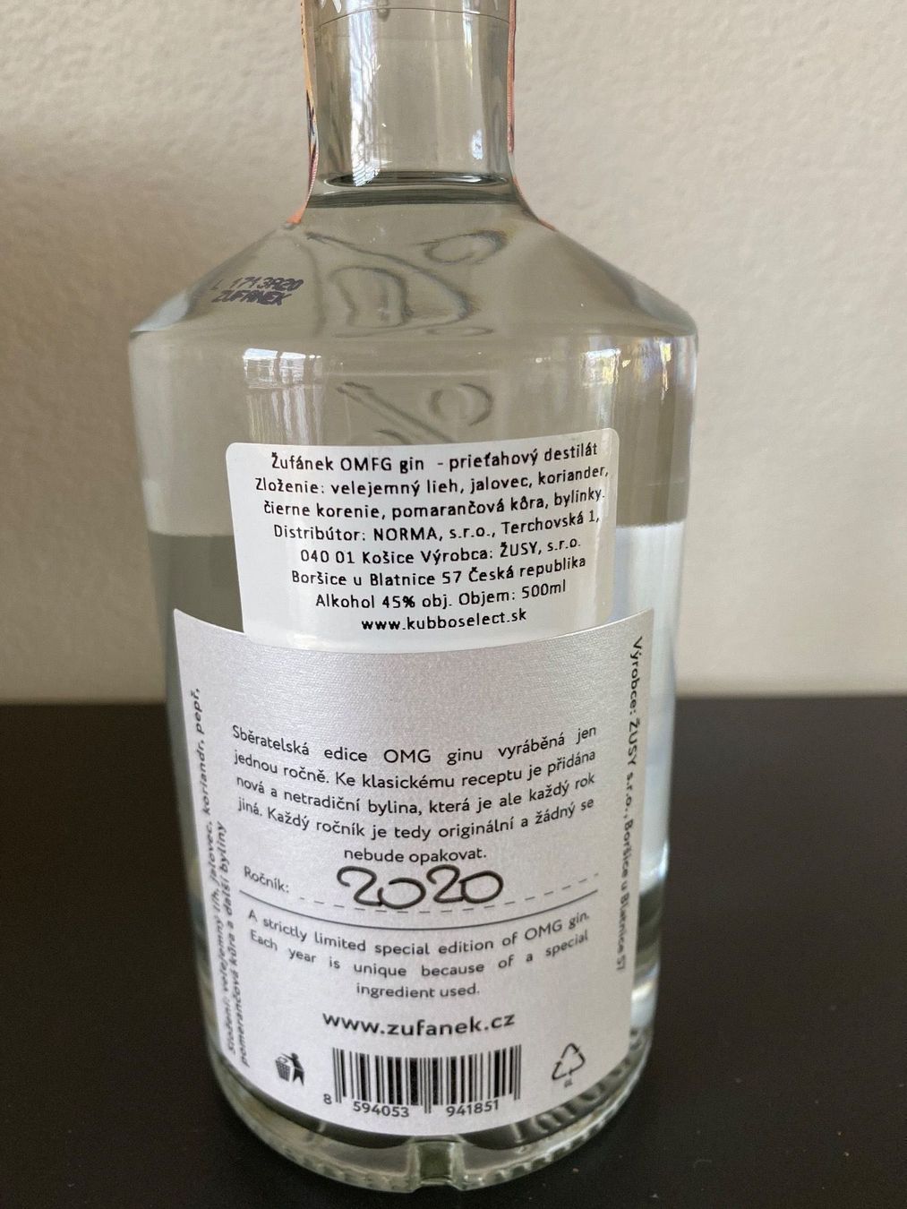 Bevande alcoliche: Gin OMFG 2020 – Nuovo e nell'imballaggio originale da Mönchaltorf venduto da Drammer 1