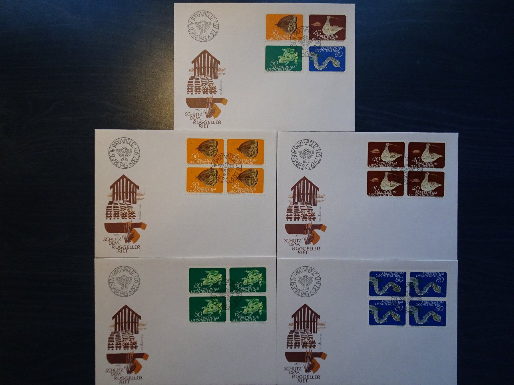 Tous les timbres: FDC 1973 – Neuf (Voir description) à Aadorf par Chnorli-Furz