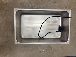 Elektrisches Gastro-Warmhaltegerät aus Edelstahl