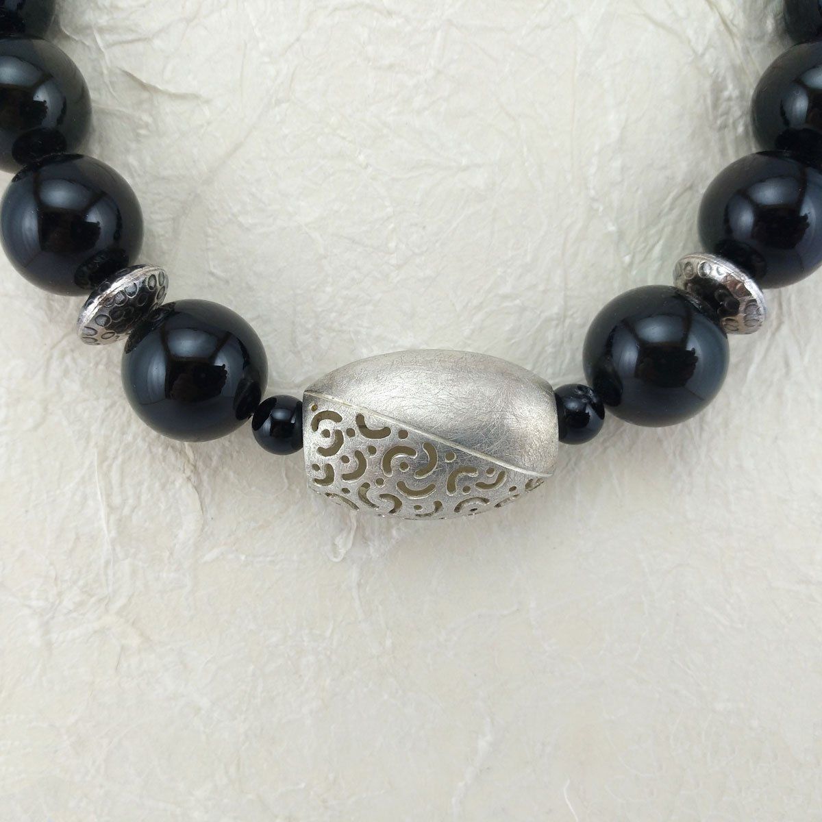 Catenine: Obsidian Halskette – Nuovo e nell'imballaggio originale da Meilen venduto da Byrd-bijoux 1