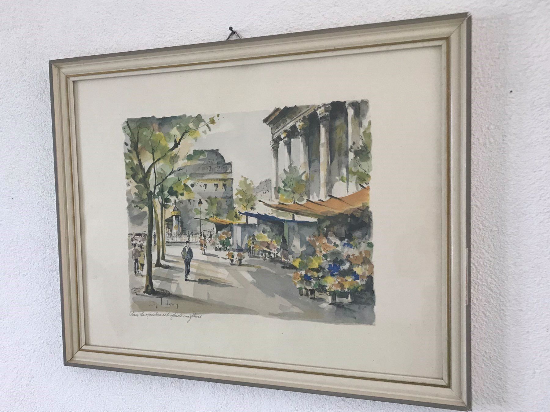 Foto & Immagini: Litho von G. Lelong, Paris – Usato da Einsiedeln venduto da Brocki59 1