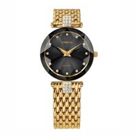 🇨🇭 Damenuhr ®Jowissa Gold Schwarz Strass Swiss Made NEU