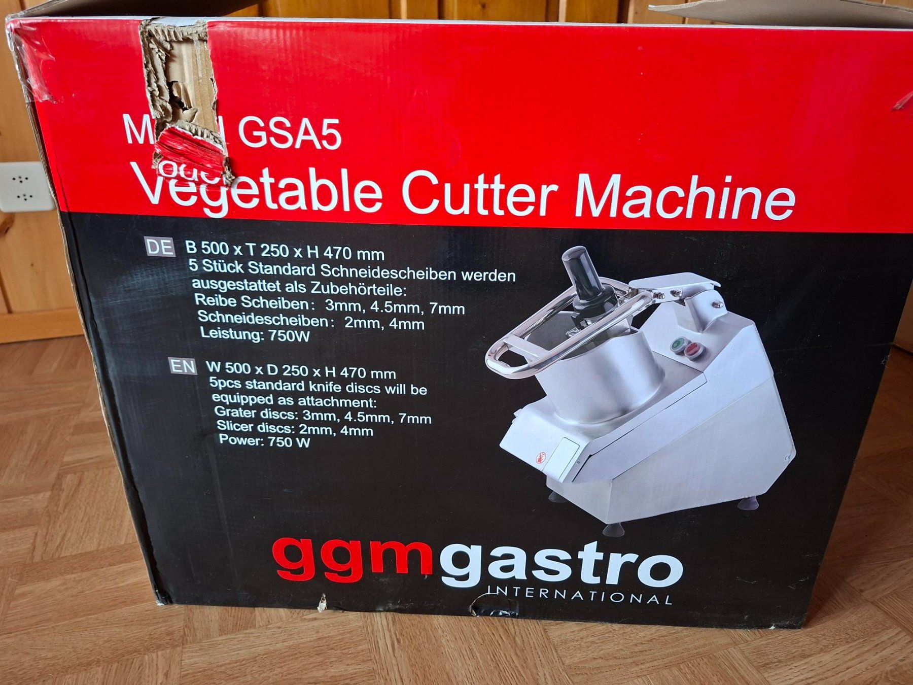 Ggm Gastro Elettrodomestici da cucina: Elektrischer Gemüseschneider – Nuovo e nell'imballaggio originale da Schwarzenburg venduto da Arminu