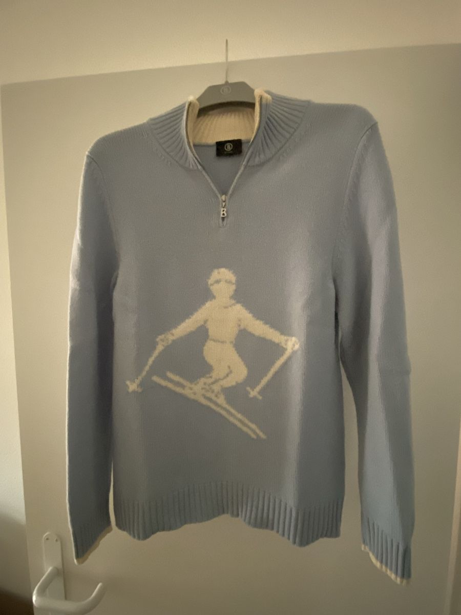 Bogner Maglioni & Felpe: Bogner Après-Ski Pullover Hellblau Grösse 40 – Usato da St. Gallen venduto da luzi06 4