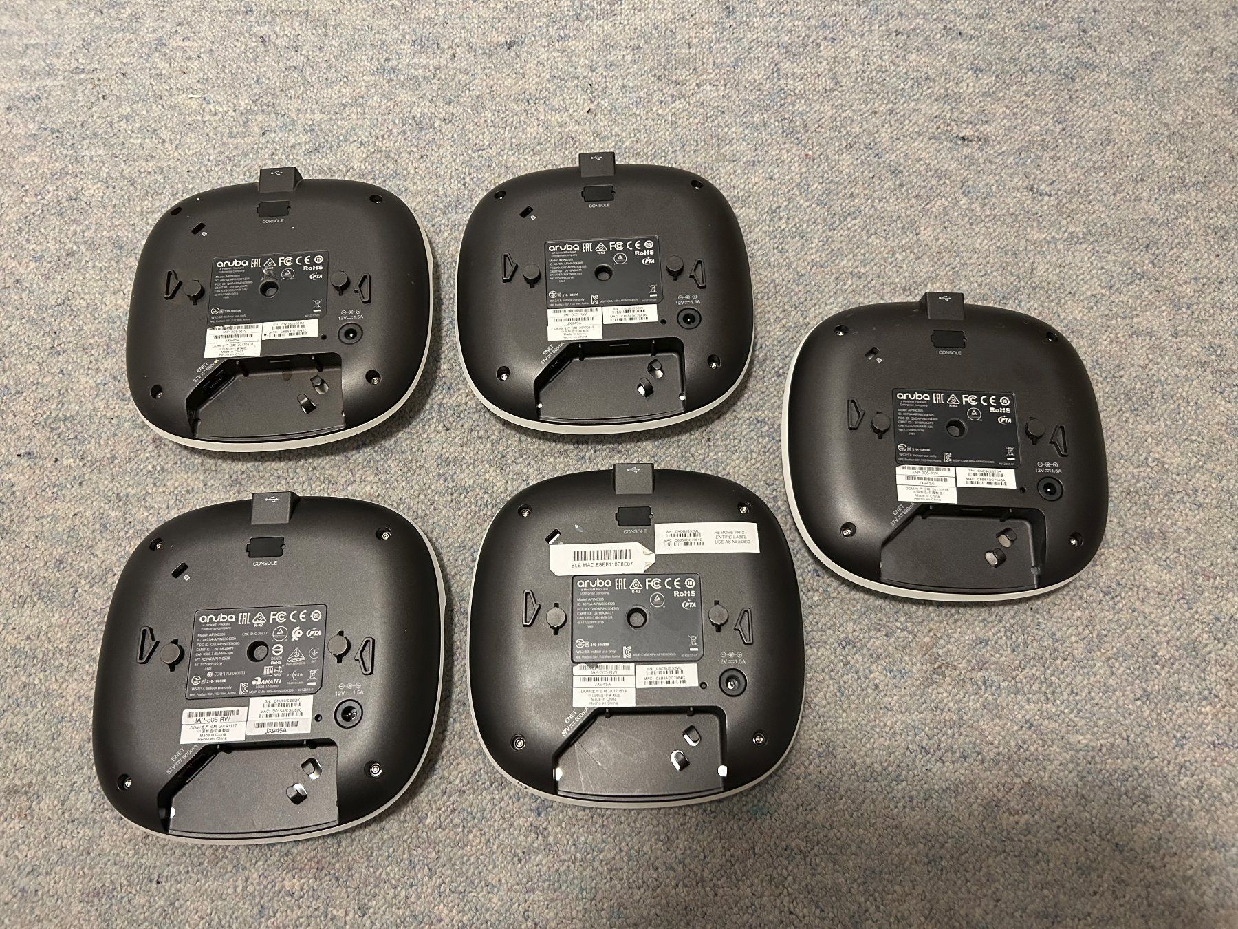 WiFi: HPE Aruba IAP-305 Accesspoints 5 Stk. – Usato da Bäretswil venduto da Paashaas 1