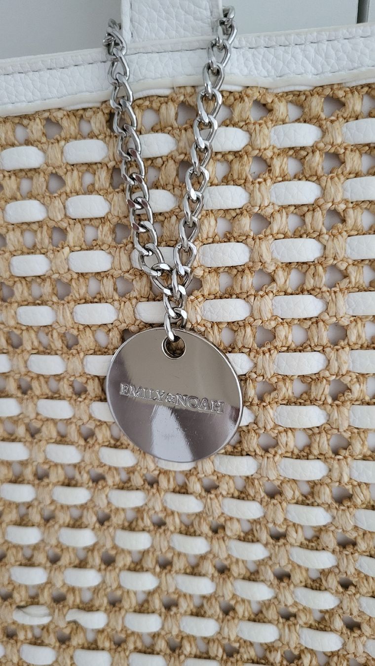 Taschen für Damen: Emily & Noah Shopper/Tasche mit Flechtoptik – Neu (gemäss Beschreibung) aus Heimberg von Danita20 4