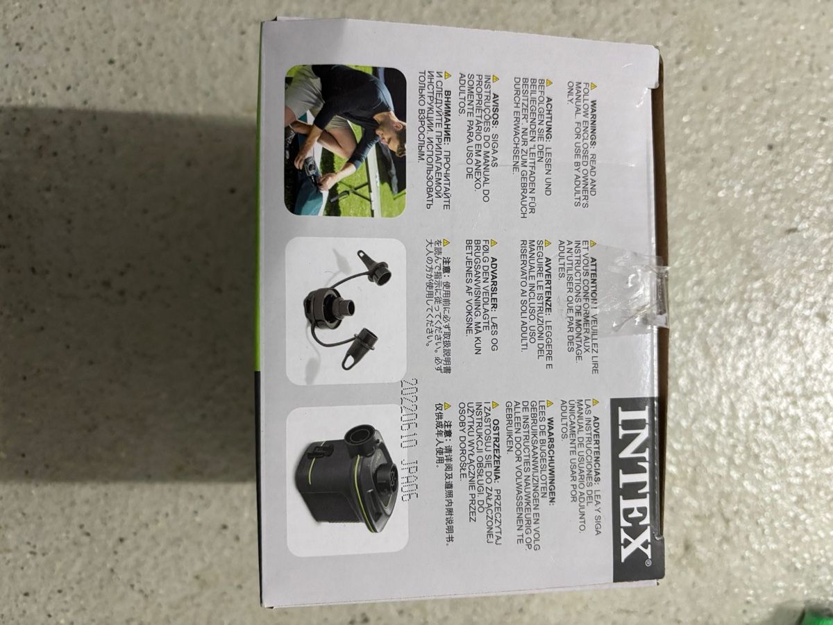 Intex Pompe & Parti di ricambio: Intex Quickfill Luftpumpe Neu! – Nuovo e nell'imballaggio originale da Hünenberg venduto da Melanie800 2