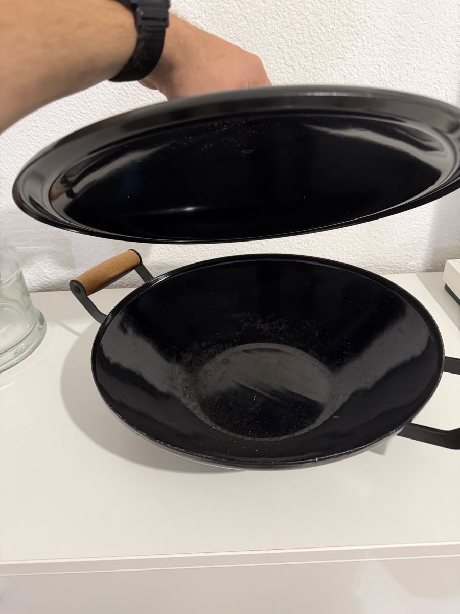 Pfannen: Blech Wok mit Deckel – Gebraucht aus Kollbrunn von ric_g7g5 1