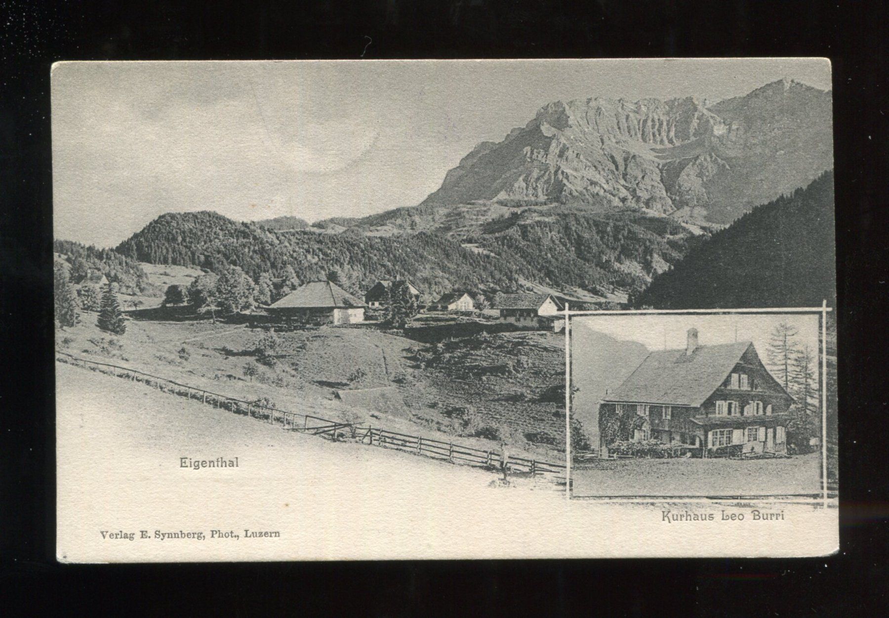 Ansichtskarten: Eigenthal, Kurhaus Leo Burri – Gebraucht aus Aarau von Elmaar41