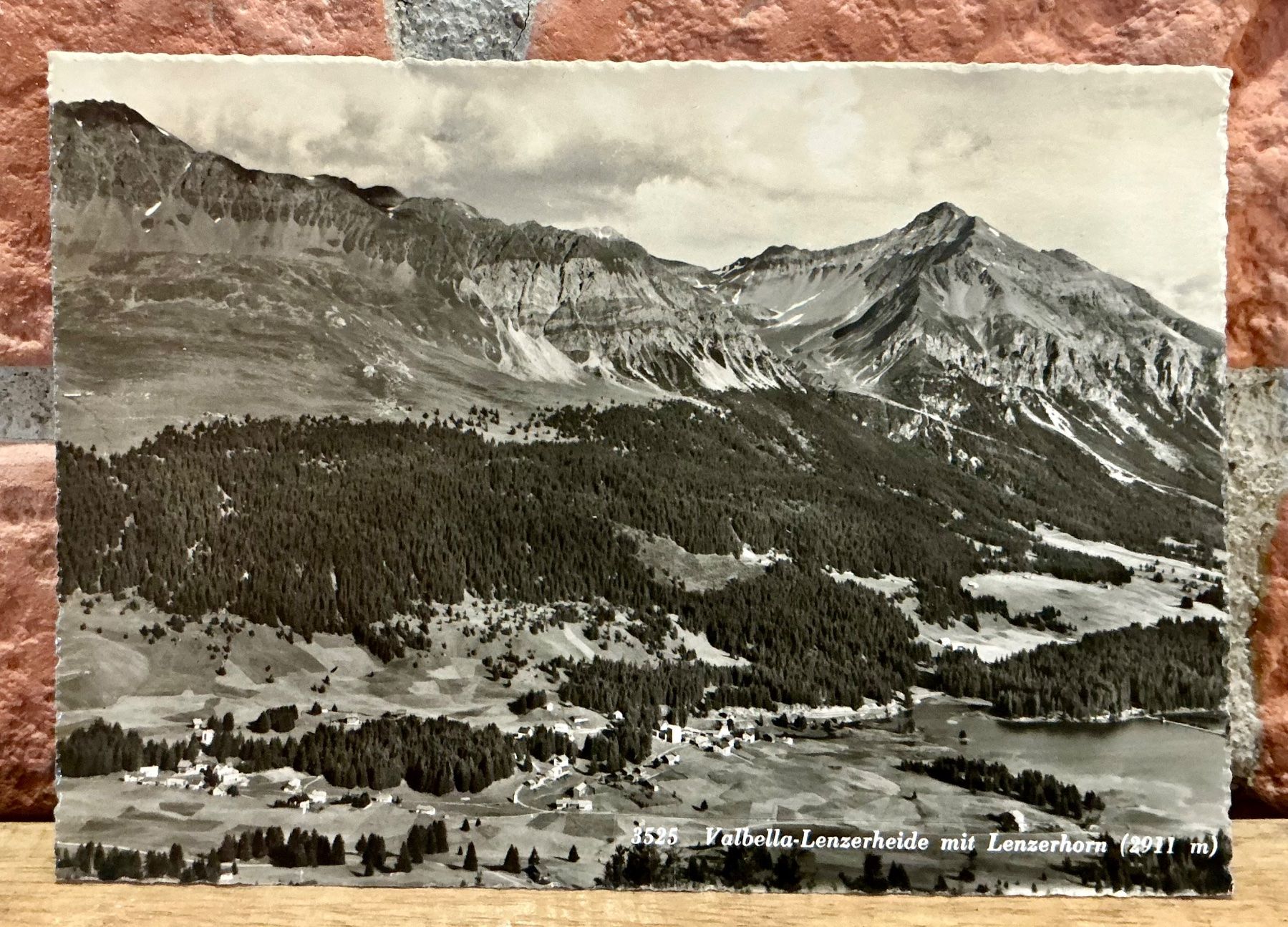 Ansichtskarten: 1957 - Valbella Lenzerheide mit Lenzerhorn - Grossformat – Gebraucht aus Root von ENGLAND-TREASURES