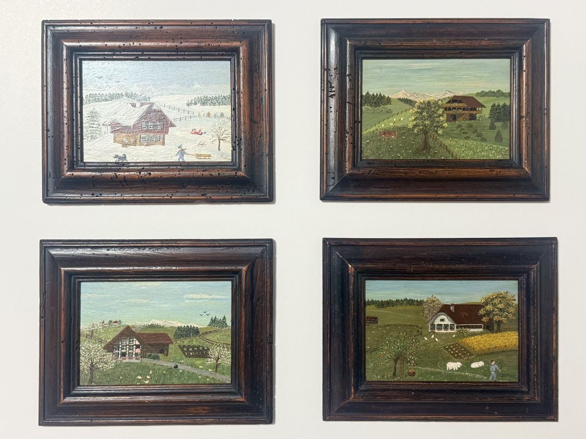 Tableaux: Vier Schweizer Gemälde  – D'occasion à Solothurn par NUVICO 6