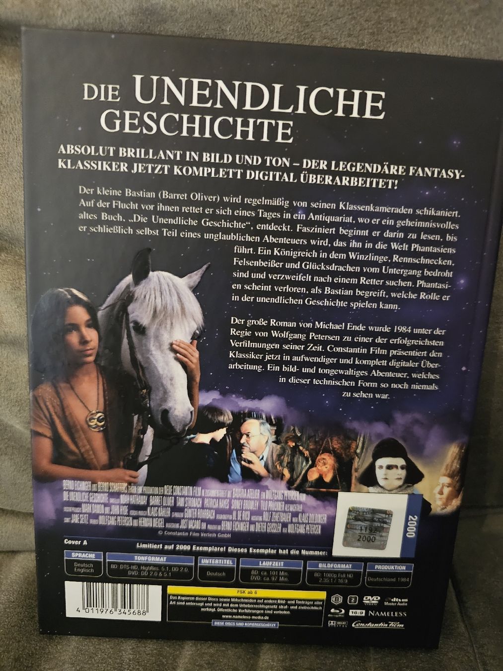 Tutti i DVDs: Die Unendliche Geschichte - Blu-ray Mediabook – Nuovo (secondo la descrizione) da Bülach venduto da pascalgino 1