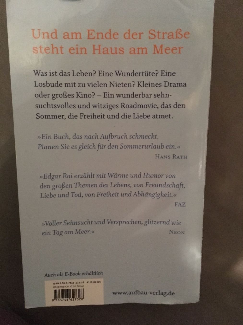 Libri: Nächsten Sommer - Edgar Rai – Nuovo (secondo la descrizione) da Hinteregg venduto da Carimba90 1