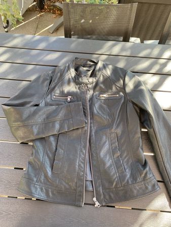 Jacke Damen Only Gr. 42, biker schwarz