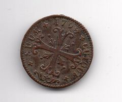 (621) Neuenburg, ½ Batz 1798, top