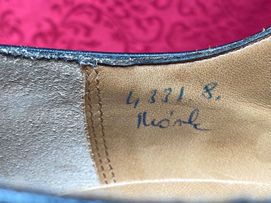 Scarpe da uomo: excl. Dinkelacker Budapester Herrenschuhe Gr 8, NP CHF 900.- – Nuovo (secondo la descrizione) da Chur venduto da Spuntz1 5